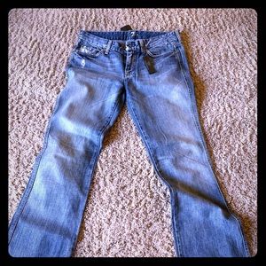 7 for all mankind jeans- slim bootcut